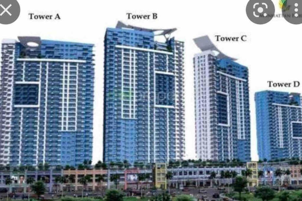 Cubao Manhattan Heights, Unit 8Bc Tower B, 1 Br 마닐라 외부 사진
